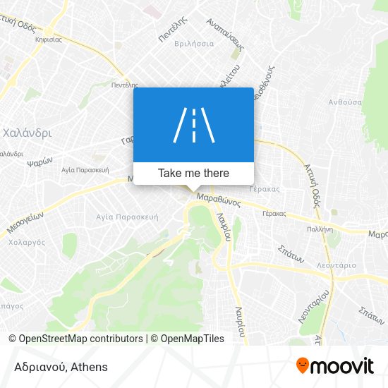 Αδριανού map