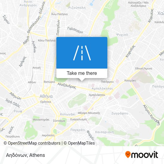 Αηδόνων map