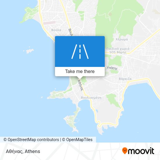 Αθήνας map