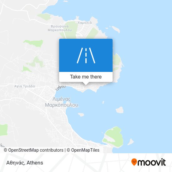 Αθηνάς map