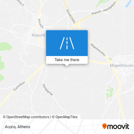 Αιγέα map