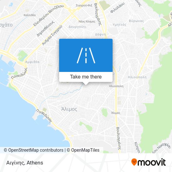 Αιγίνης map