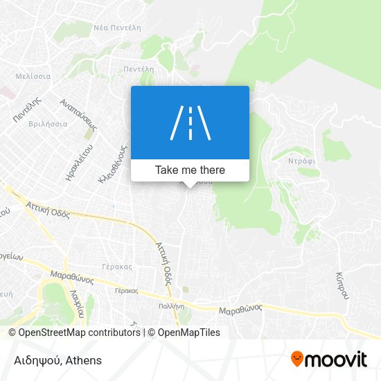 Αιδηψού map