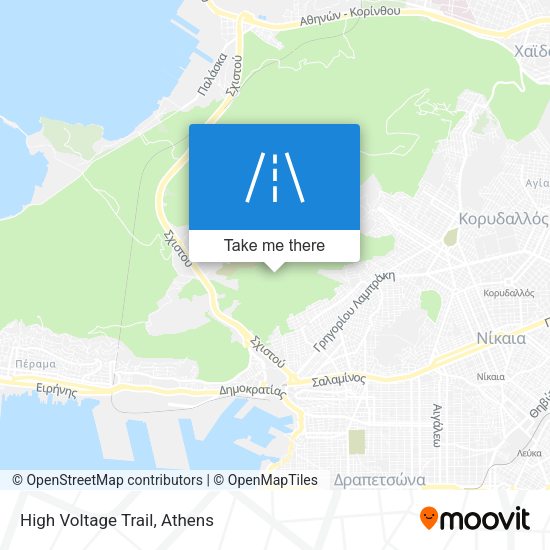 High Voltage Trail map