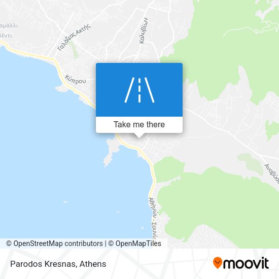 Parodos Kresnas map