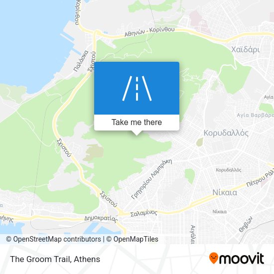 The Groom Trail map
