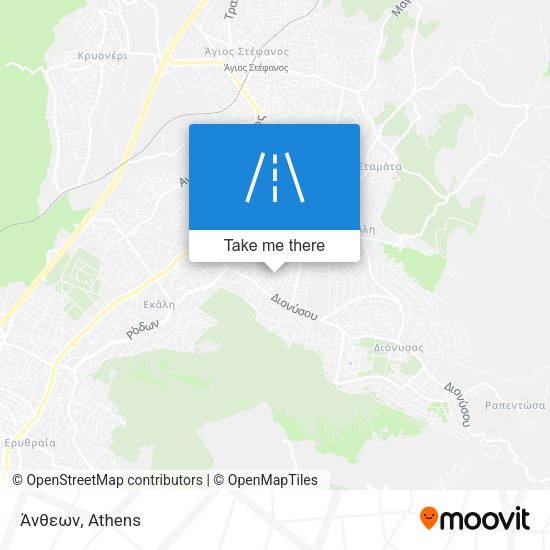 Άνθεων map