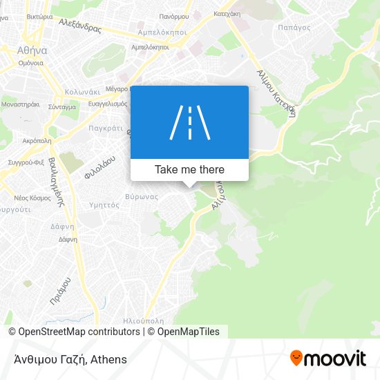 Άνθιμου Γαζή map