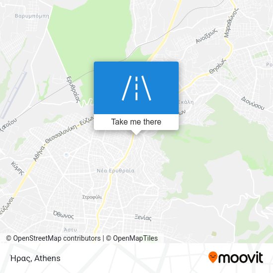 Ήρας map