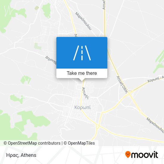 Ήρας map