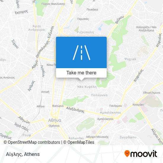 Αίγλης map