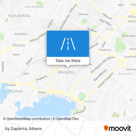 Αγ.Σαράντα map