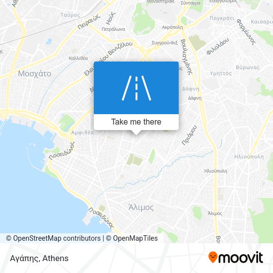 Αγάπης map