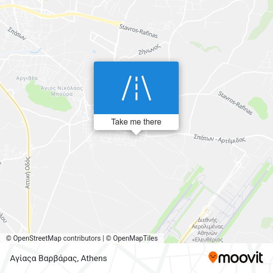 Αγίαςα Βαρβάρας map
