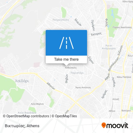 Βικτωρίας map