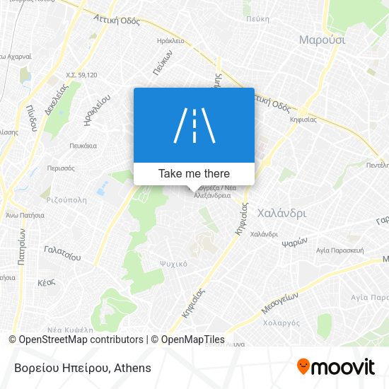 Βορείου Ηπείρου map