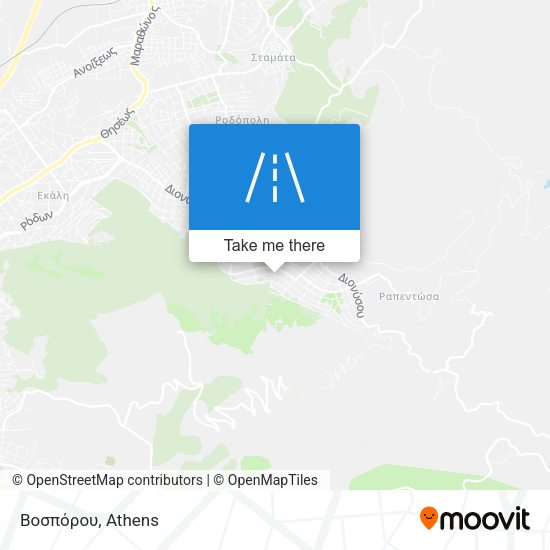 Βοσπόρου map