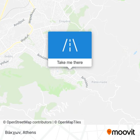 Βάκχων map