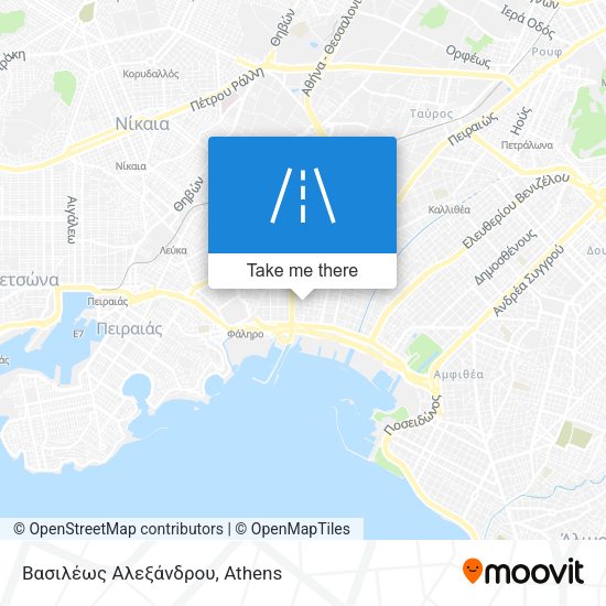 Βασιλέως Αλεξάνδρου map