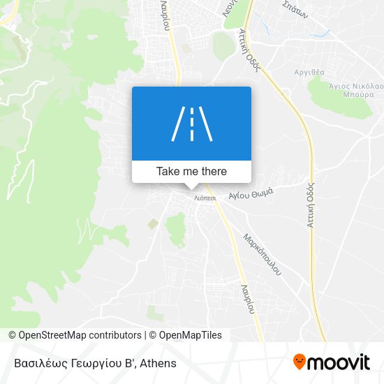 Βασιλέως Γεωργίου Β' map