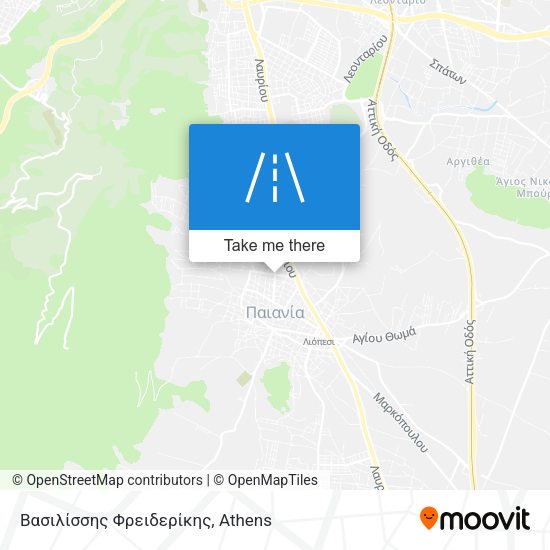 Βασιλίσσης Φρειδερίκης map
