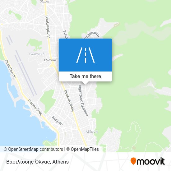 Βασιλίσσης Όλγας map