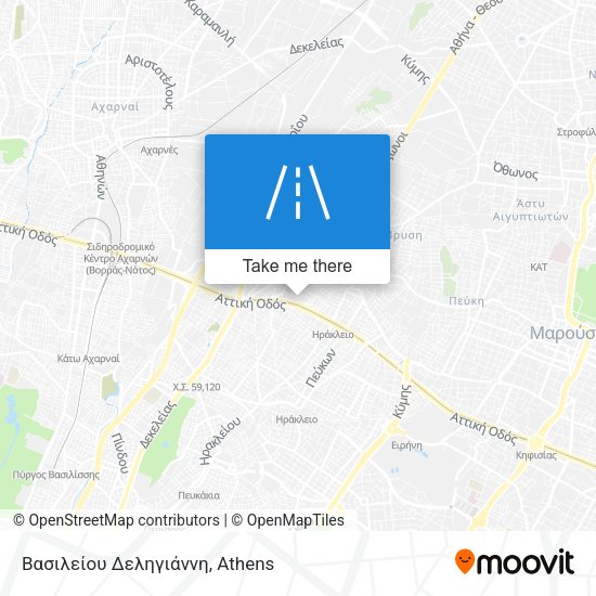 Βασιλείου Δεληγιάννη map