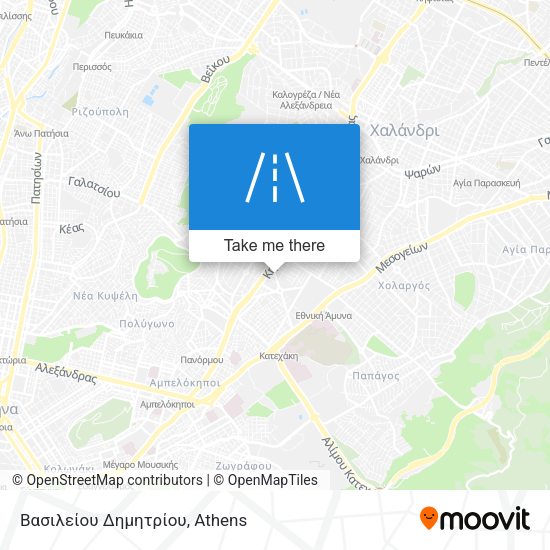 Βασιλείου Δημητρίου map