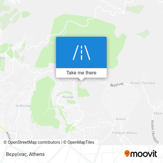 Βεργίνας map