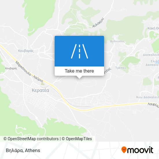 Βηλάρα map