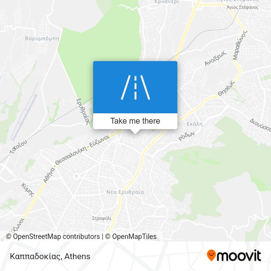 Καππαδοκίας map