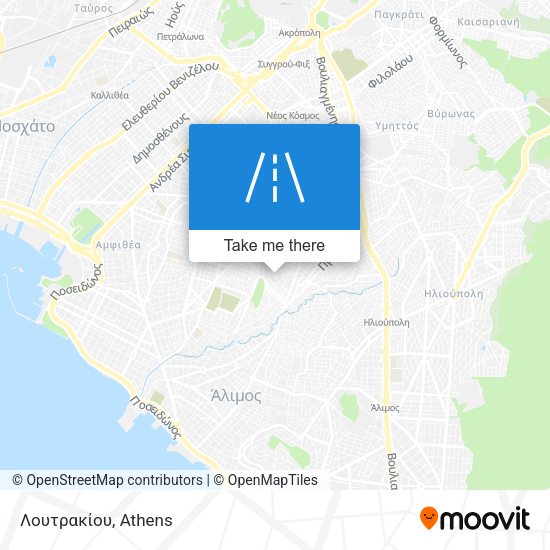 Λουτρακίου map