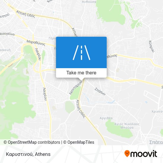 Καρυστινού map