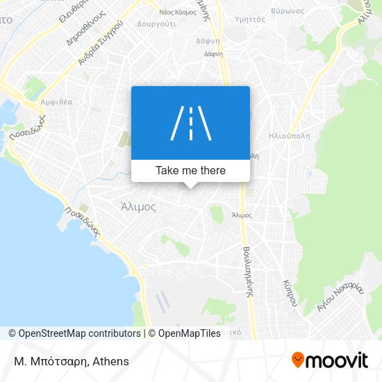 Μ. Μπότσαρη map