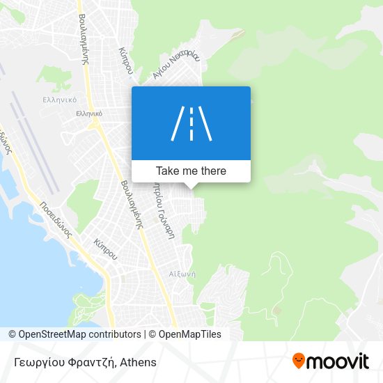 Γεωργίου Φραντζή map