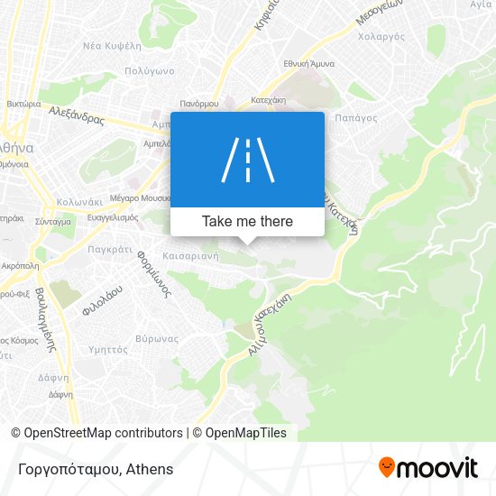 Γοργοπόταμου map