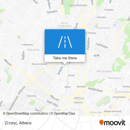 Ζίτσης map