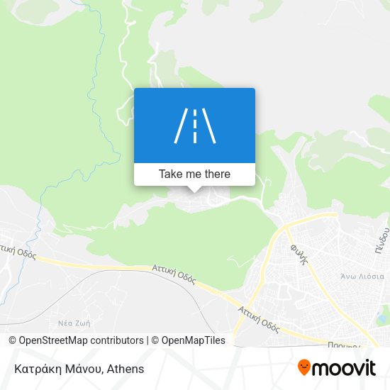 Κατράκη Μάνου map