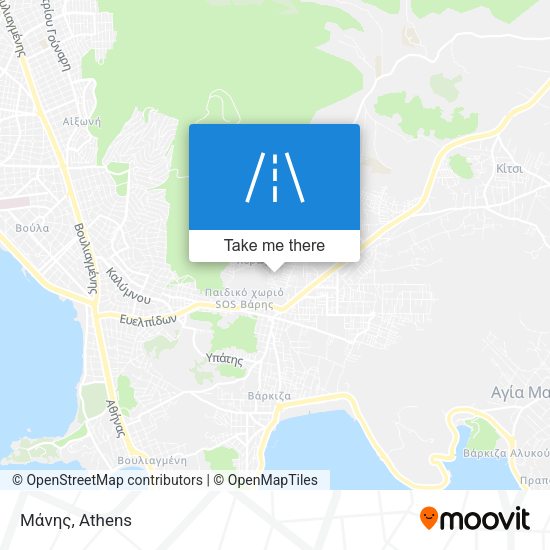 Μάνης map
