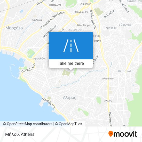 Μήλου map