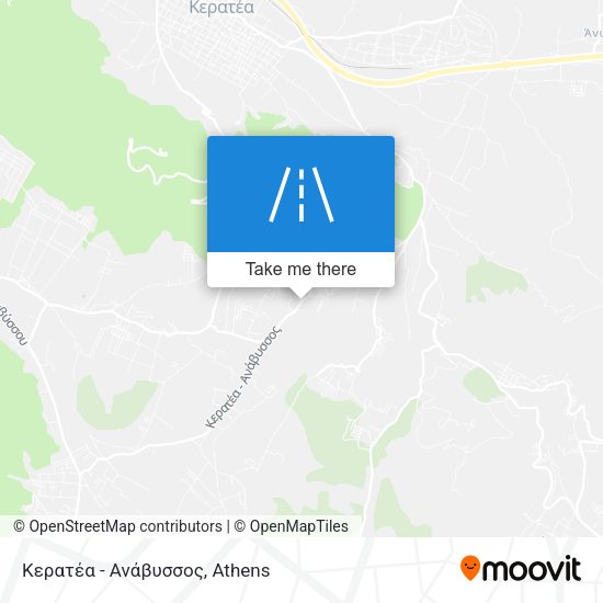 Κερατέα - Ανάβυσσος map