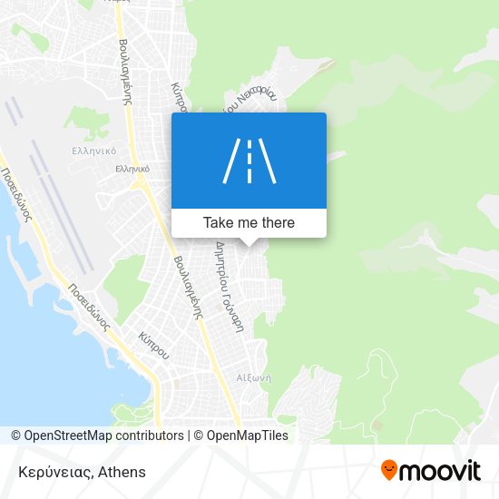 Κερύνειας map