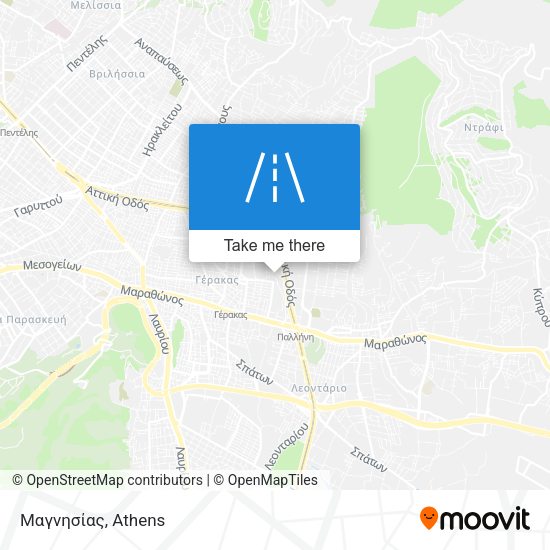 Μαγνησίας map