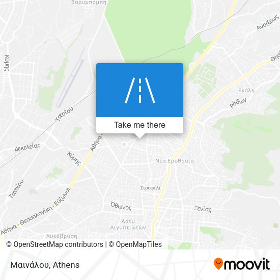 Μαινάλου map