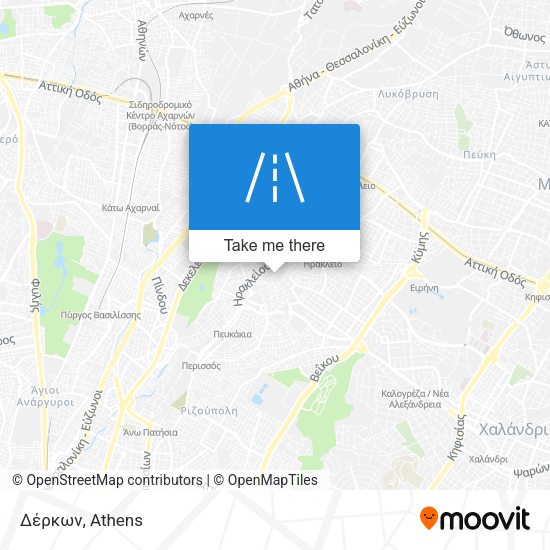 Δέρκων map