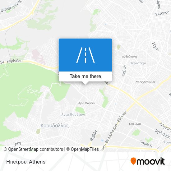 Ηπείρου map