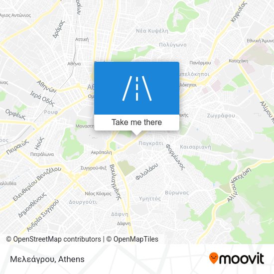 Μελεάγρου map