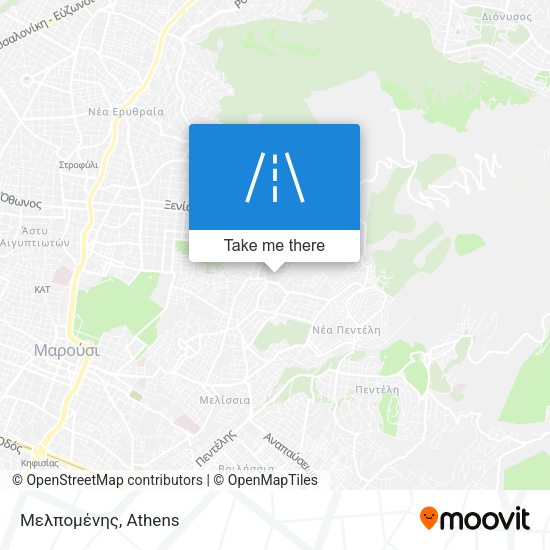Μελπομένης map