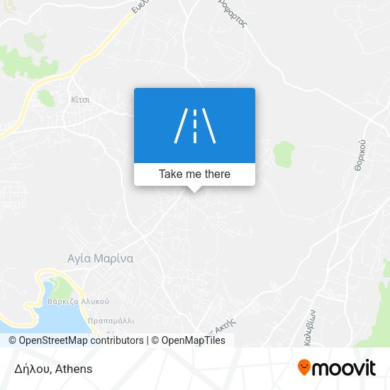 Δήλου map