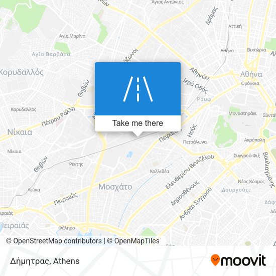Δήμητρας map